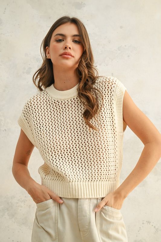 Quinn Crochet Vest
