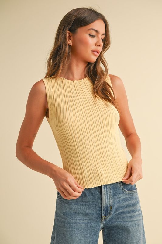 Lydia Ribbed Top