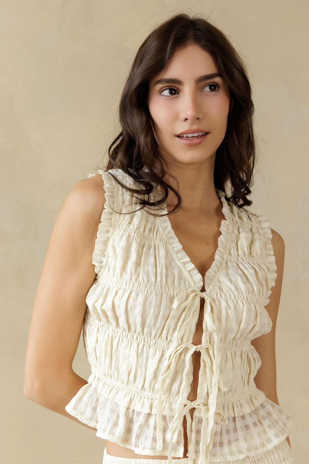 Lucia Smocked Top