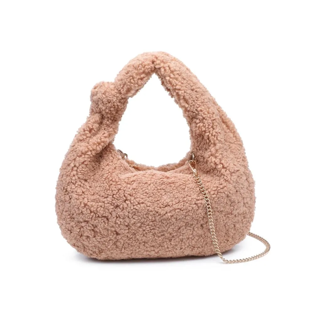 Charlene Shearling Shoulder Bag