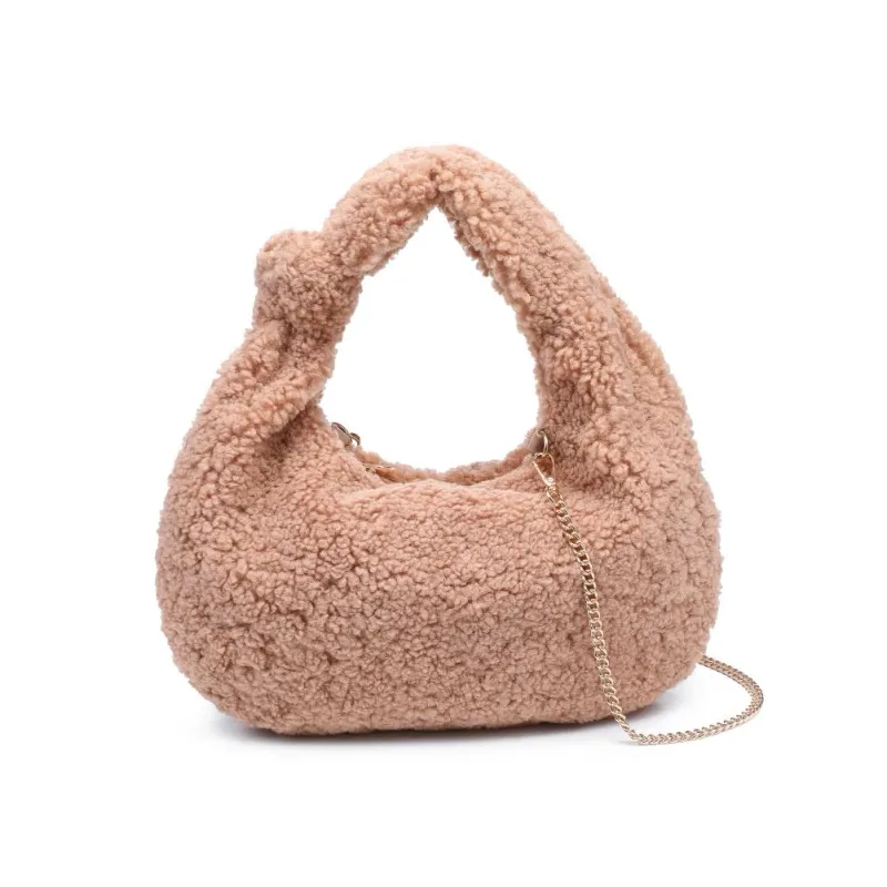Charlene Shearling Shoulder Bag