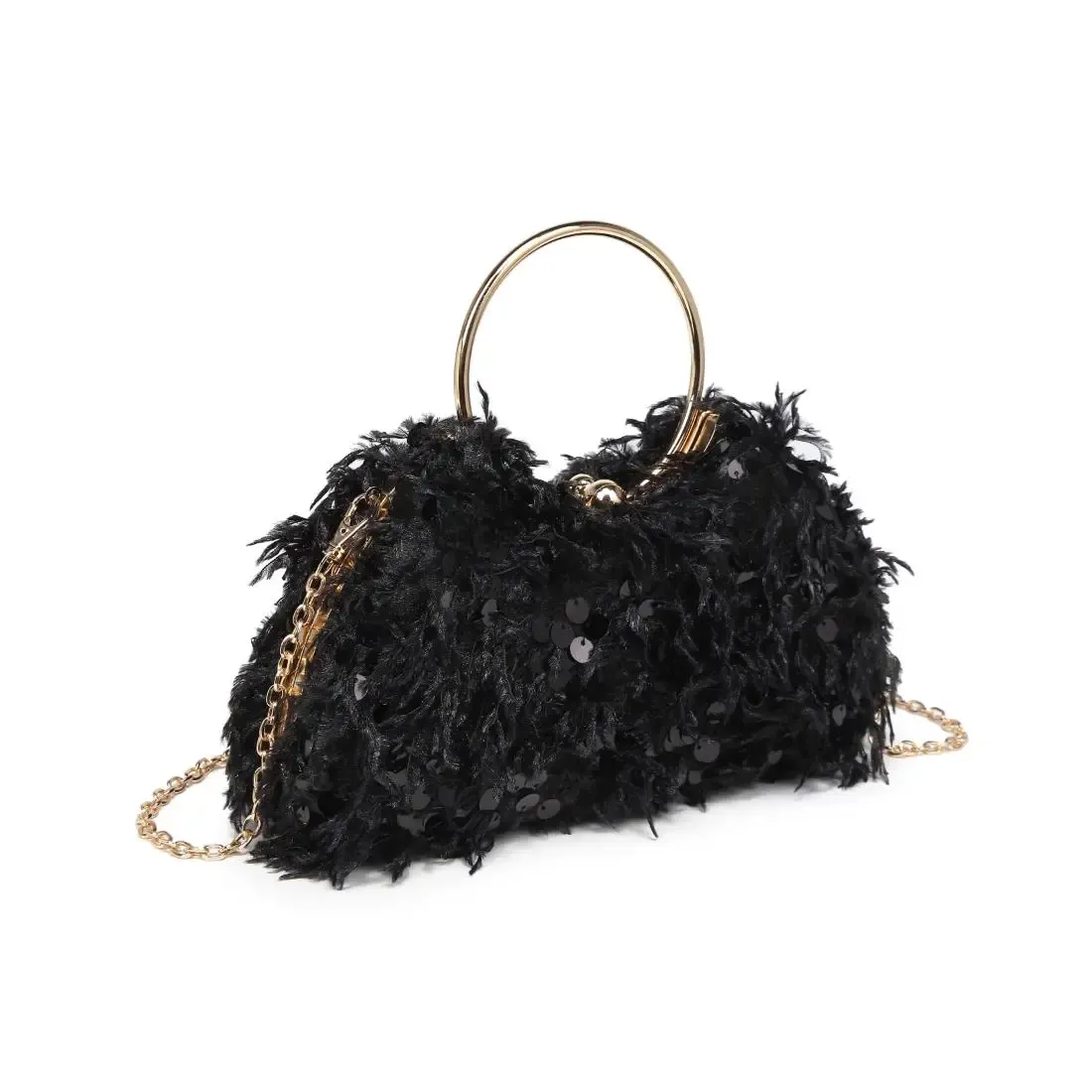 Charlotte Evening Bag, Color: Black
