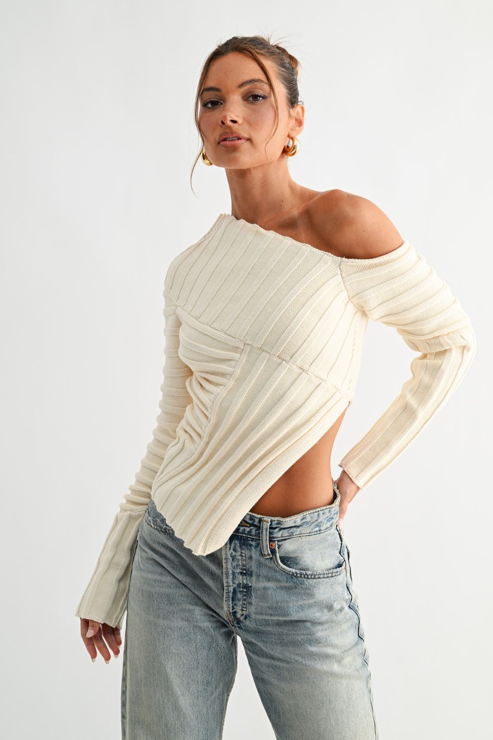 Alina Asymmetrical Sweater