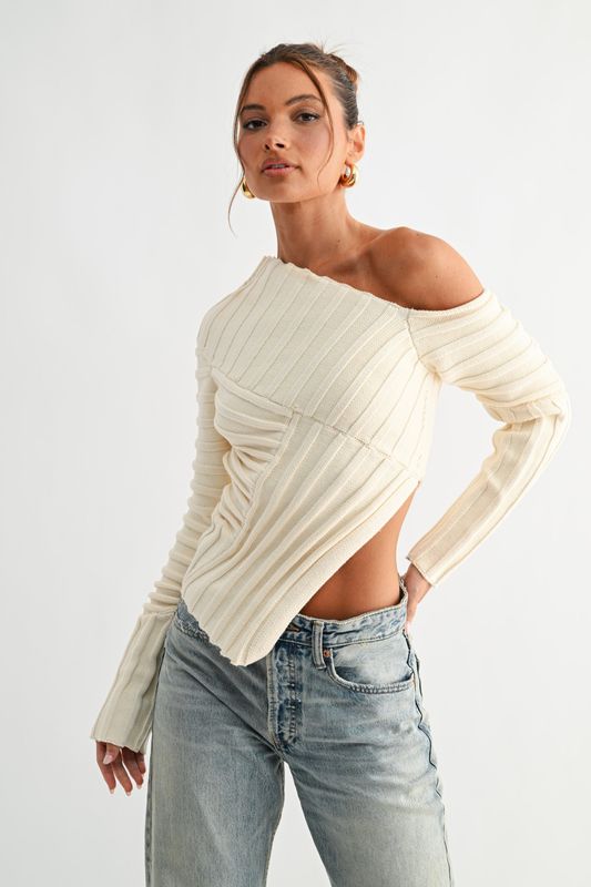 Alina Asymmetrical Sweater