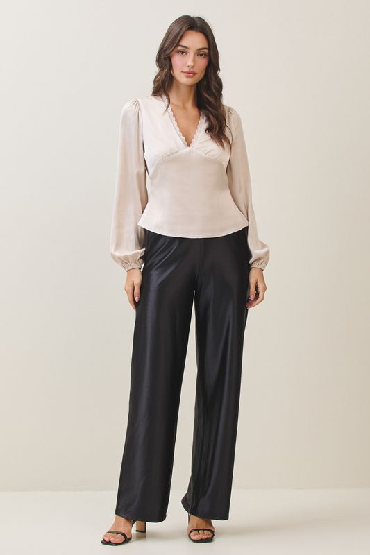 Valeria Satin Pants