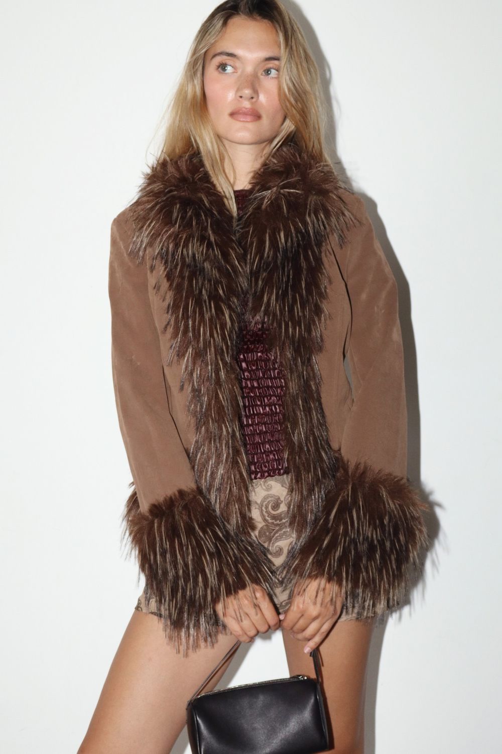 Callie Faux Fur Jacket