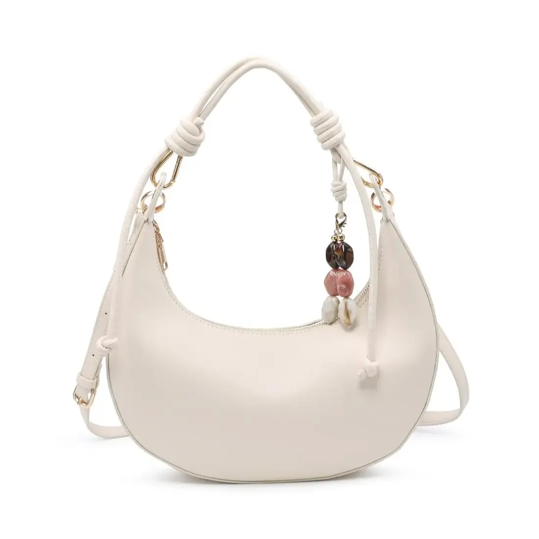 Emilia Hobo Bag, Color: Cream