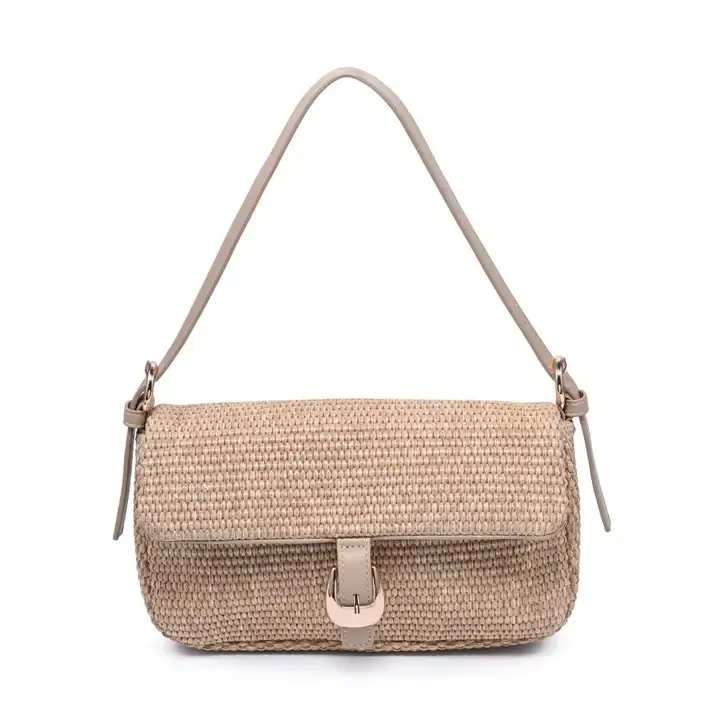Gloria Straw Crossbody Bag
