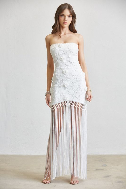 Elaina Fringe Dress