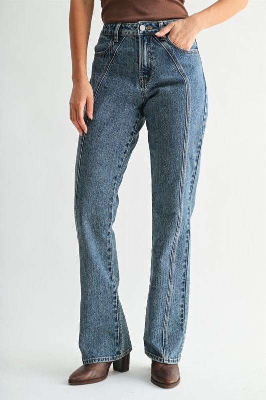 Mya Seamed Bootcut Pants