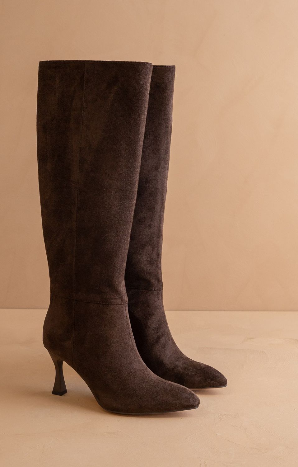 The Lexington Pointed Toe Knee High Boots