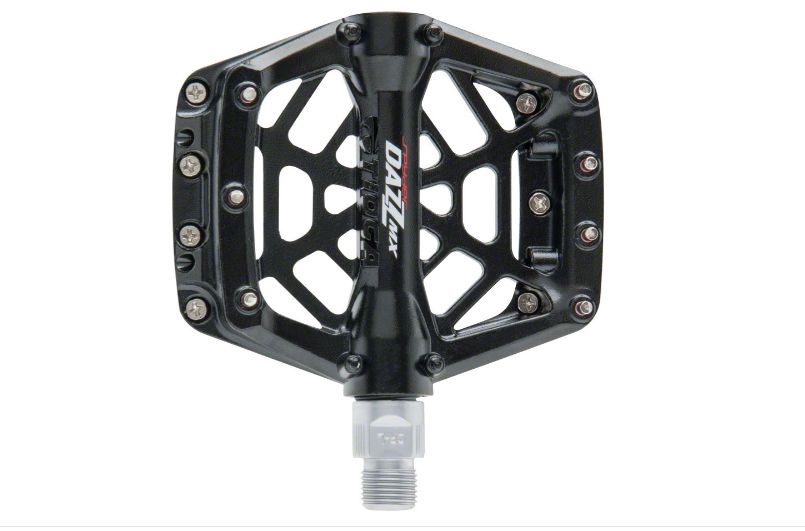 Tioga DAZZ MX Pedals - Platform, Aluminum, 9/16&quot;, Black