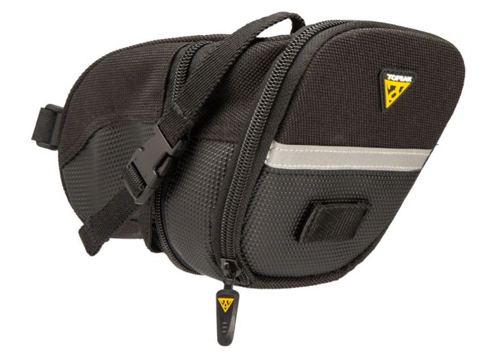 Topeak Aero Wedge Seat Bag - Strap-on, Large, Black