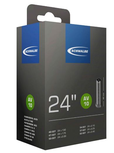 Schwalbe Standard Tube - 24 x 1.5 - 2.5, 40mm Schrader Valve