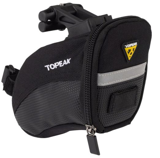 Topeak Aero Wedge Seat Bag - QuickClick, Black, Size: Small