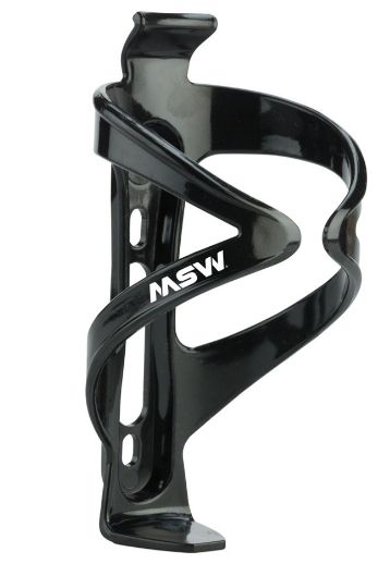 MSW PC-150 Composite Water Bottle Cage, Color: Black