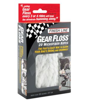 Finish Line Gear Floss Microfiber Cleaning Rope