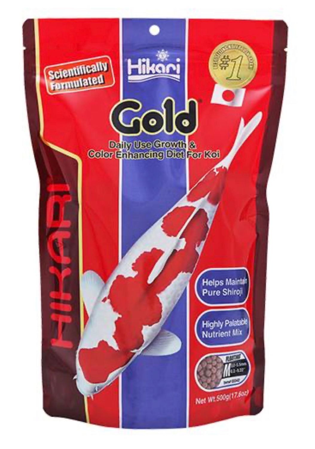 HIK Koi  pellet medium  17.6 oz
