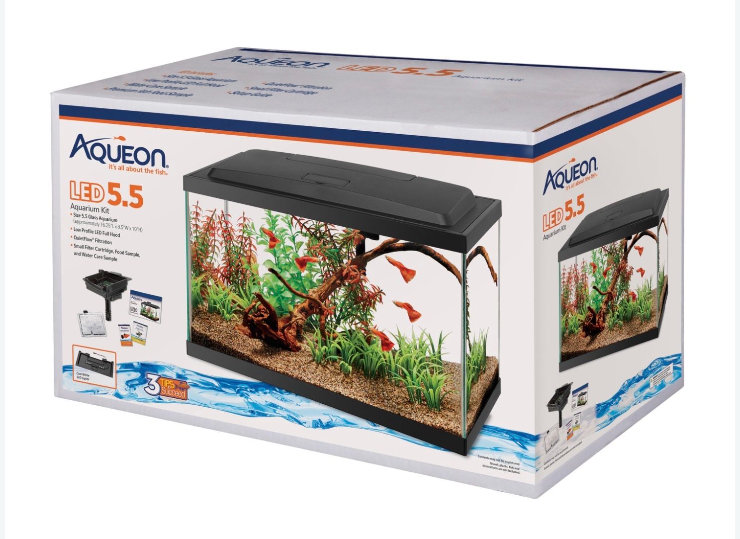 AQE 5.5 Aquarium Kit with LED