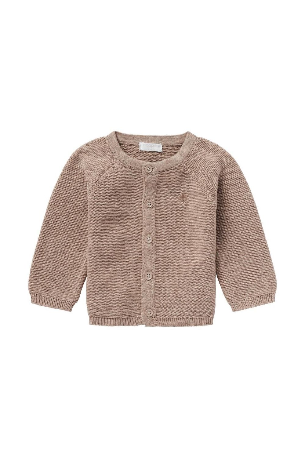 NOPPIES - U Cardigan knit Naga - Taupe Melange