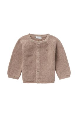 NOPPIES - U Cardigan knit Naga - Taupe Melange