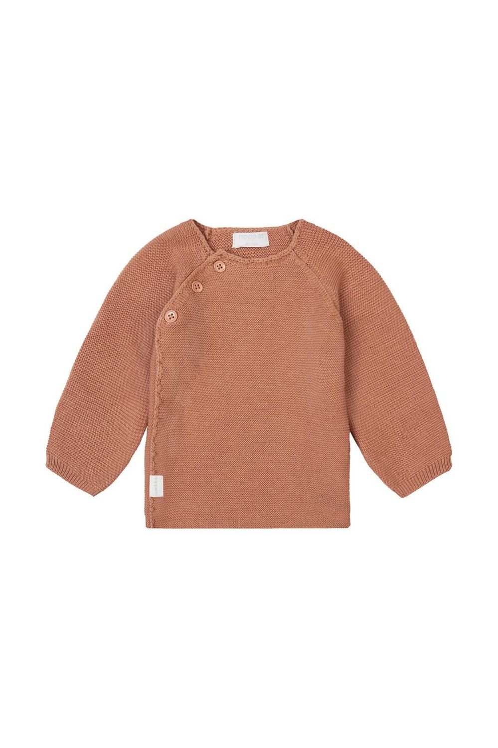 NOPPIES - U Cardigan Knit ls Pino - Cafe au lait