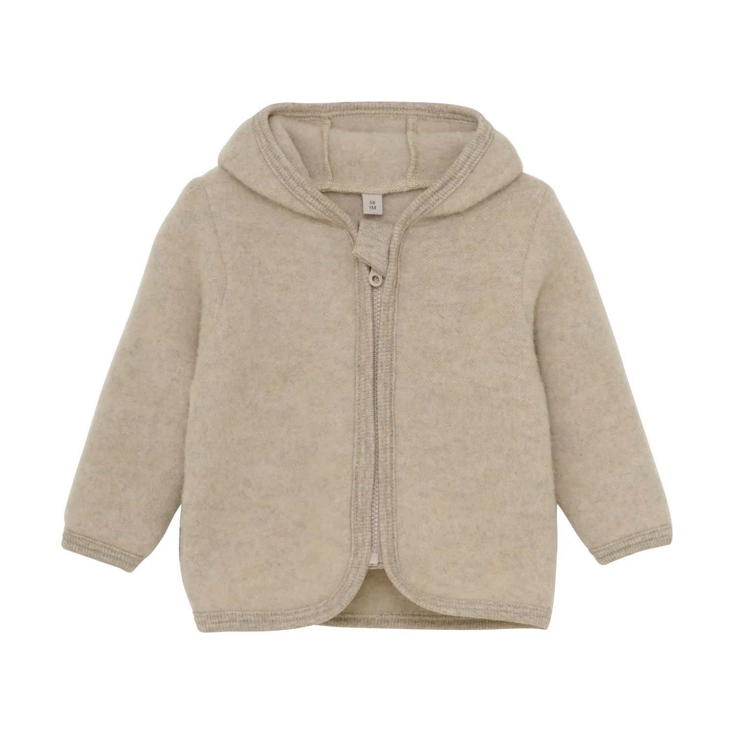 ENFANT - 6548 Jacket Wool Fleece - Camel Melange