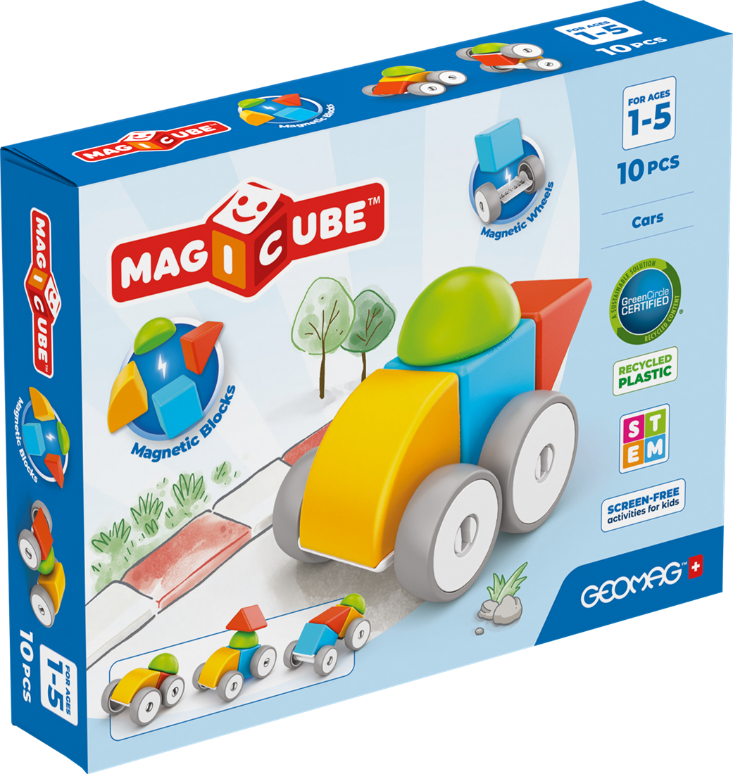 GEOMAG - Cars Recycled 10pcs.
