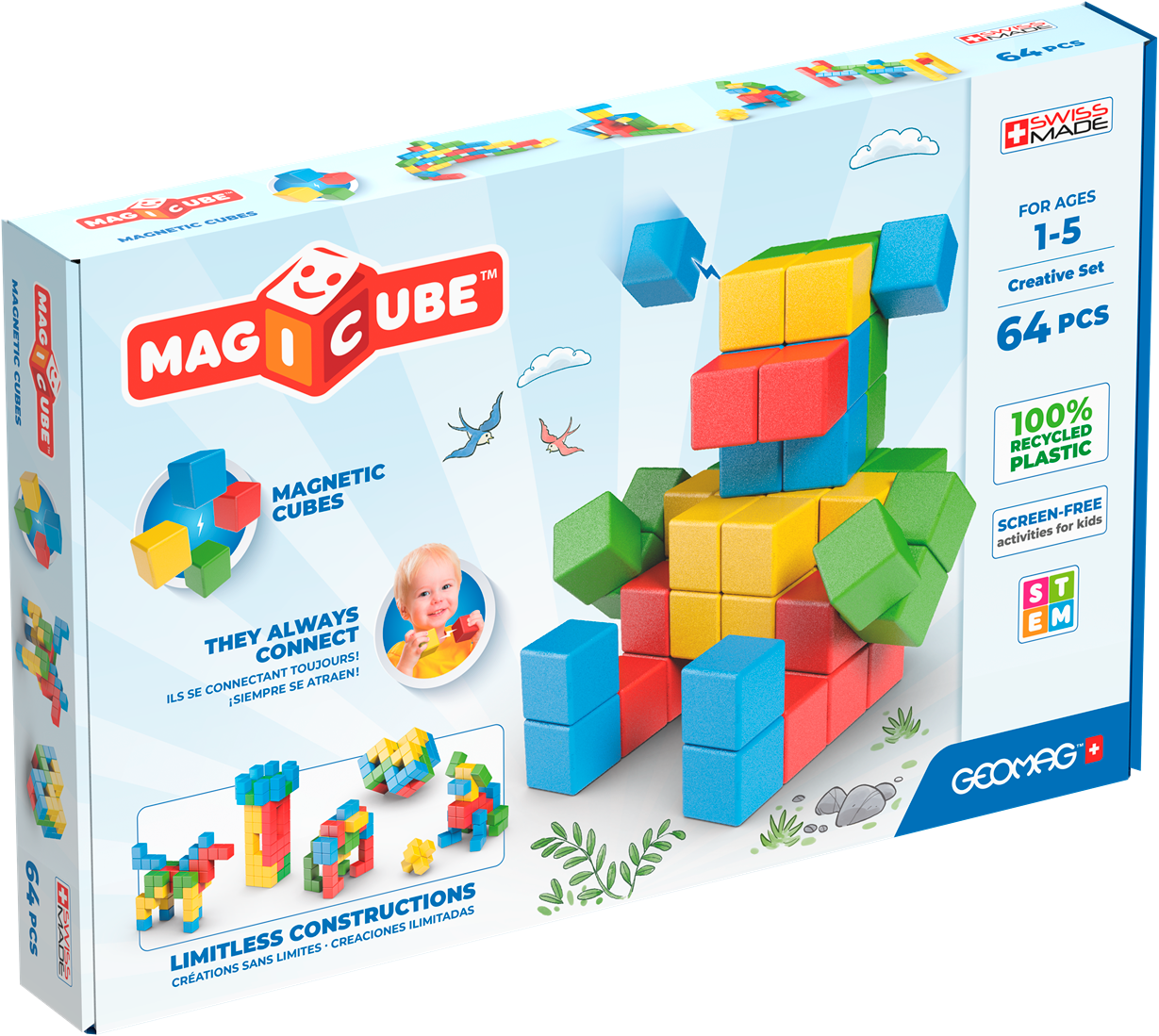 GEOMAG - Creative Set 64pcs.