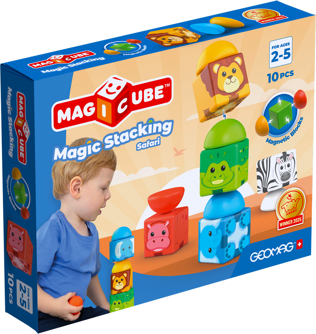 GEOMAG - Magicube Stacking Safari - 10pcs