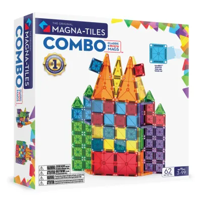 MAGNA TILES - Combo set - 62pcs.