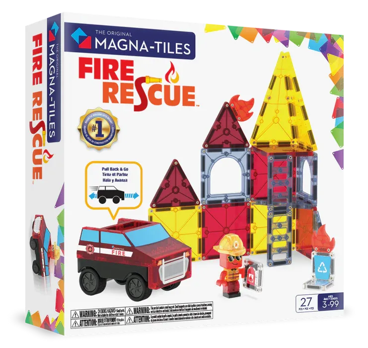MAGNA TILES - Fire Rescue 27 pieces