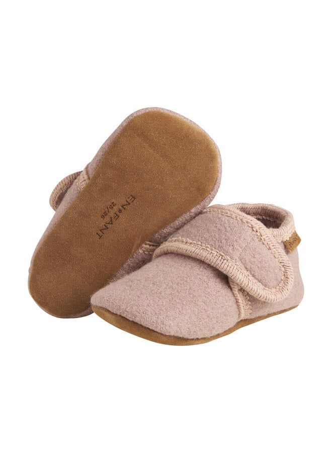 ENFANT - Baby Wool Slippers 250008 - Bark