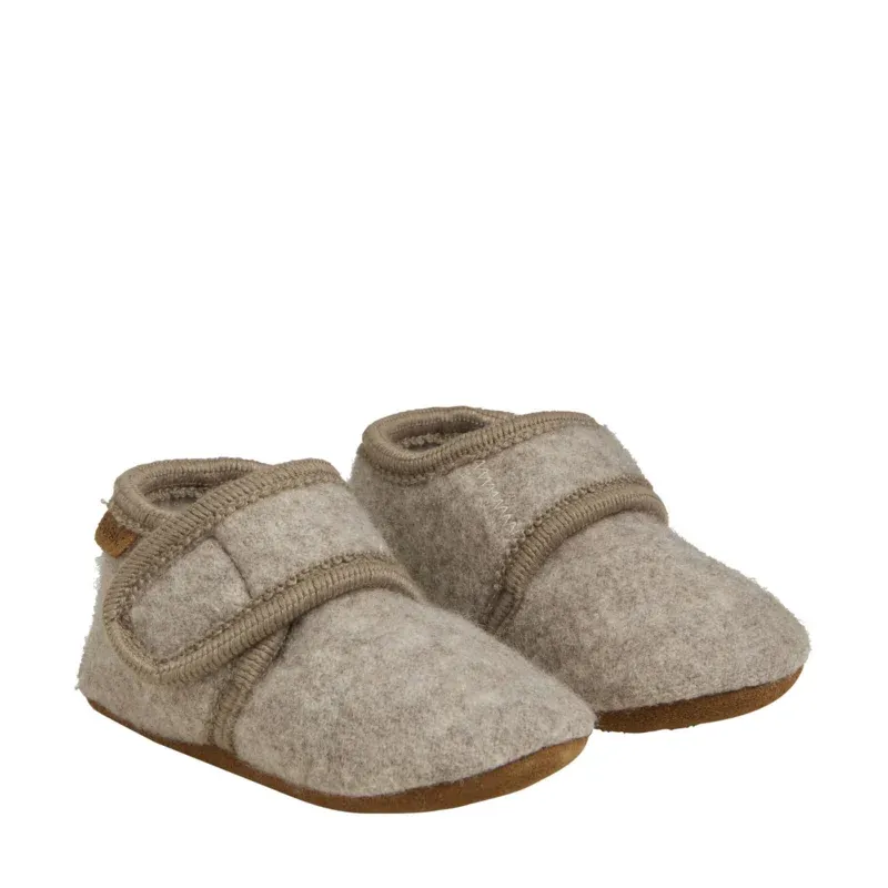 ENFANT - Baby Wool Slippers 250008 Sand Melange 2060