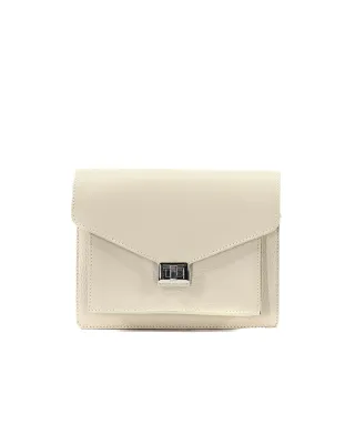 FIQUE - Beau Bag Creme Leather