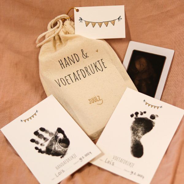 JUULZ - hand en voetafdruk set - bruin