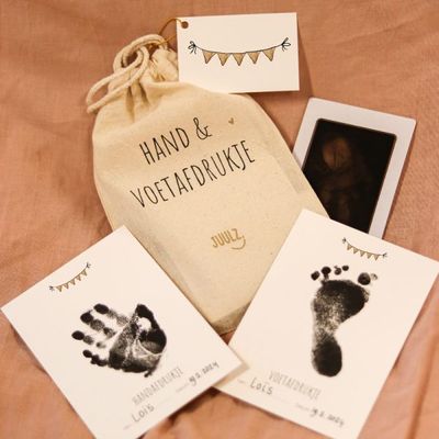JUULZ - hand en voetafdruk set - bruin