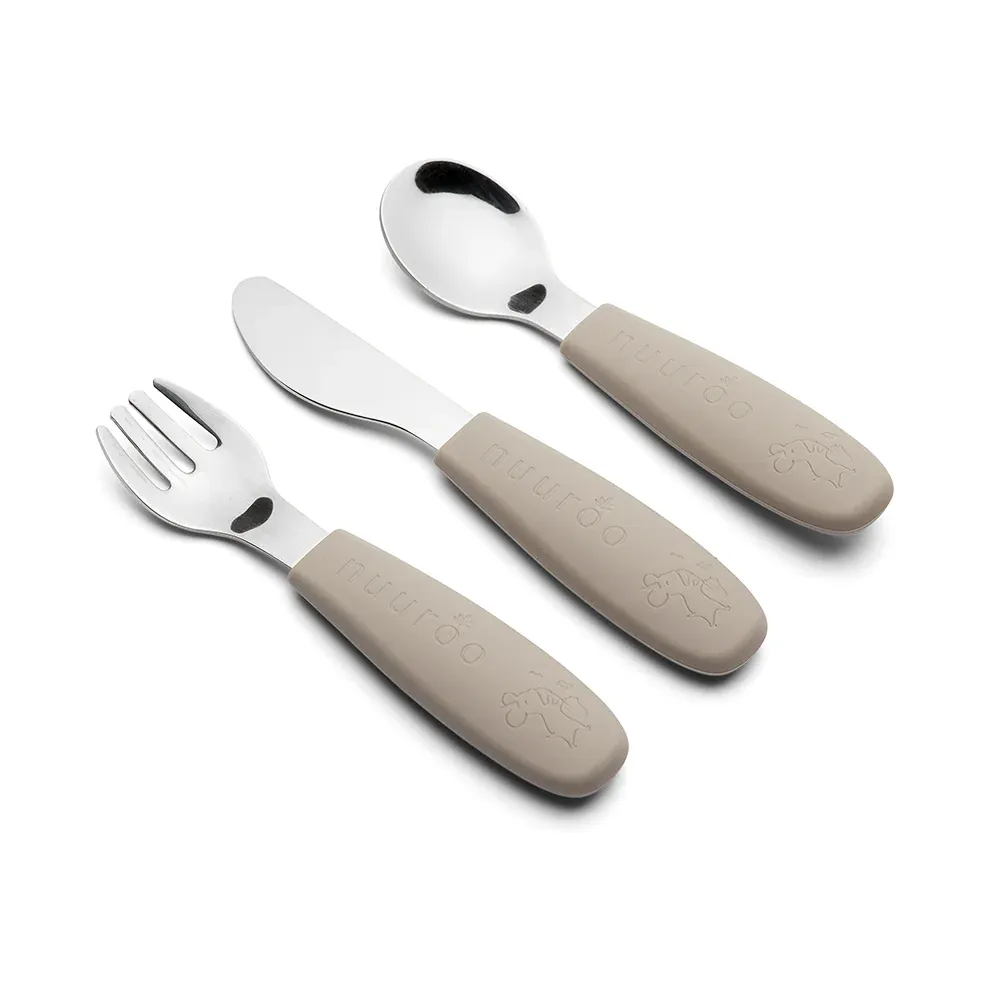 NUURO - Jana cutlery set 3 pack - Cobblestone