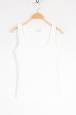 LUFF - Lilly U-Hals Top - White