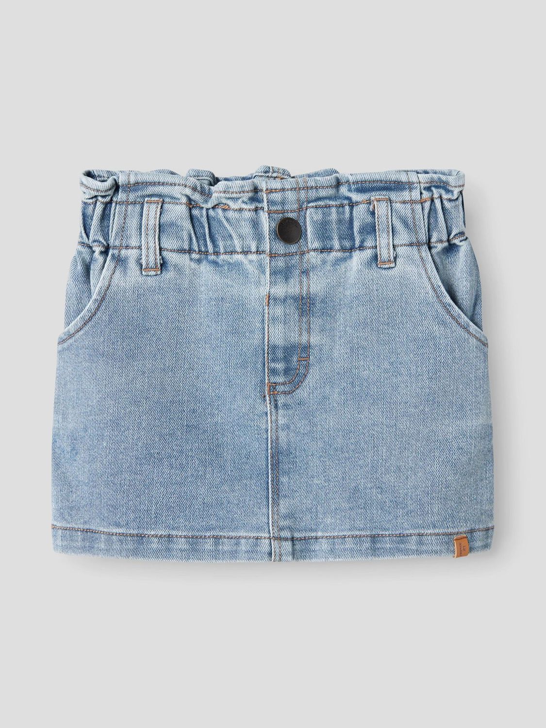 LIL ATELIER - 13241452 Darlee Denim Skirt - Mid Blue Denim