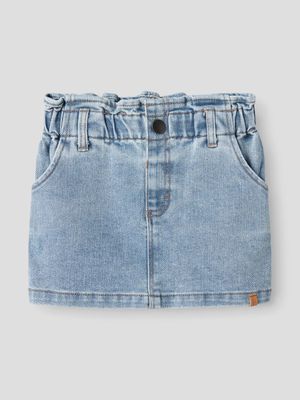 LIL ATELIER - 13241452 Darlee Denim Skirt - Mid Blue Denim