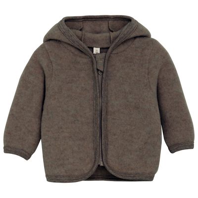 ENFANT - 480375 Jacket Wool Fleece - Brown Melange