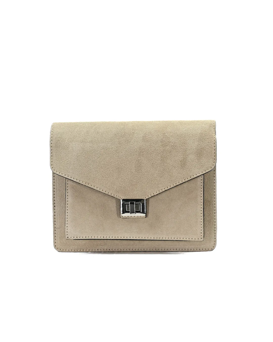 FIQUE - Beau Bag Beige Suede