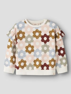 LIL ATELIER - 13255349 Dias Sweat - Milk/Patches