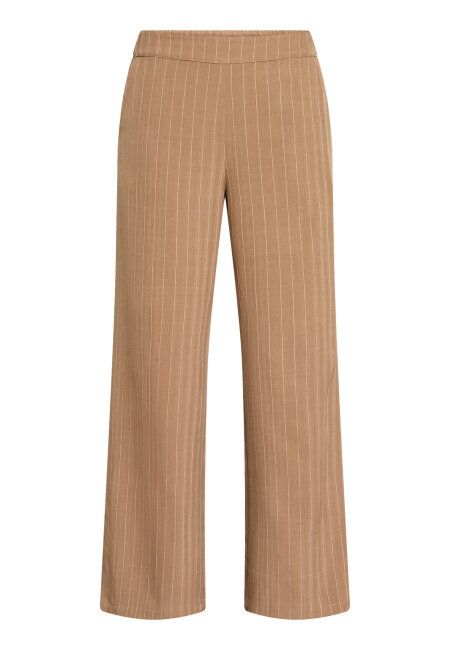 SISTERS POINT - 19503 Verina Pants - Hazelnut Pinstripe