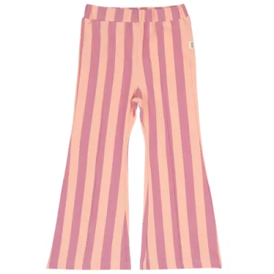 HOUSE OF JAMIE - Flared Pants - Violet Bellini Stripes