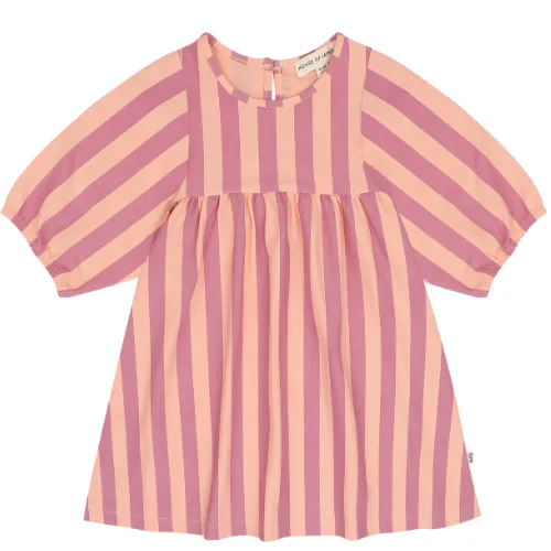 HOUSE OF JAMIE - Balloon High Waist Dress - Violet Bellini Stripes