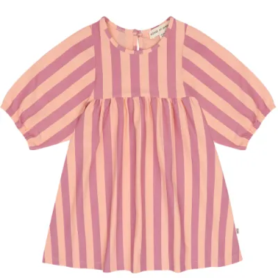 HOUSE OF JAMIE - Balloon High Waist Dress - Violet Bellini Stripes