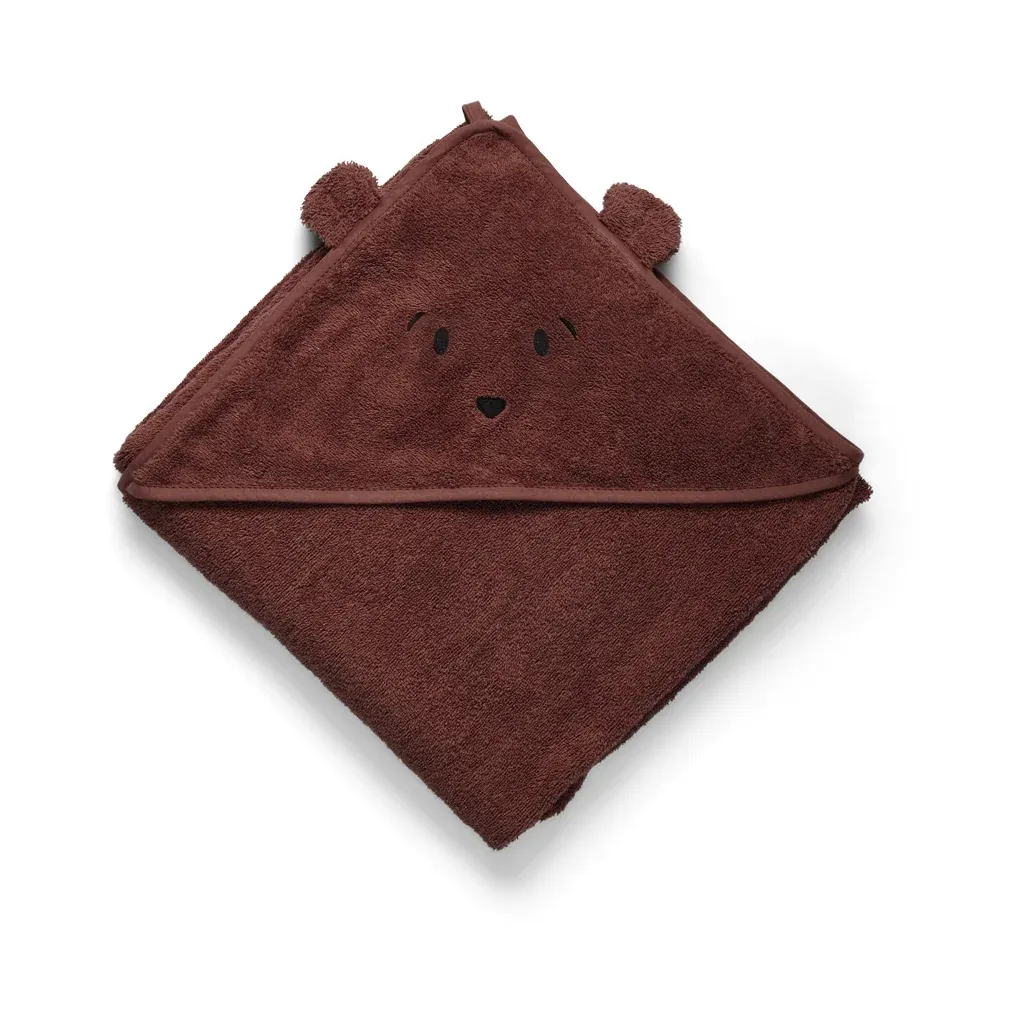 NUURO - Aki Hooded Towel 70x70 - Mahogany