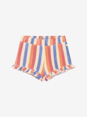 Daily Seven - Terry Shorts Striped - Heather Rose